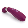 Luxury silicone massager with multiple functions.