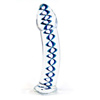 Inside out cyclone glass dildo