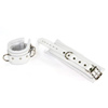 Luxe white wrist cuffs