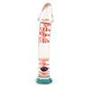 Multi sectional inside out shaft glass dildo