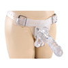 Jenna see through vac-u-lock harness