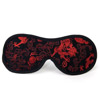 Silk brocade blindfold with soft synthetic fleece lining Silk brocade blindfold with soft synthetic fleece lining