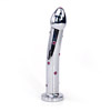 Metal g-spot wand with inset jewels Metal g-spot wand with inset jewels