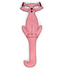 Handcrafted leather and suede paddle with cat design. Handcrafted leather and suede paddle with cat design.