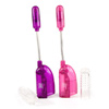 Bendable finger massager with silicone sleeve.