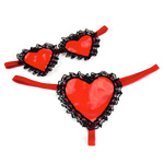 "Vinyl pleasures heart set"
