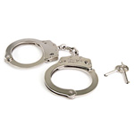 "Double locking nickel handcuffs"