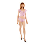 "Lycra net cami set"
