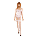 Satin corset set