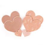"Crème heart pasties"