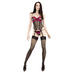"Bella flora bustier and thong"