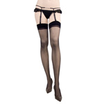 "Rhinestone babe garter set"