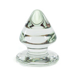 Glass butt plug