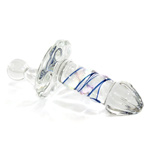 Dichroic juicer with rotator plate glass dildo