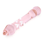"Glass wand with hearts"