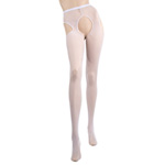 "Fishnet suspender pantyhose"