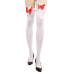 "White holiday stockings"