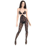"Boudoir lace O-ring Bodystocking"