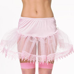 "Floral lace petticoat"