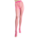 "Back seam fishnet panythose"