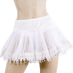 "Teardrop lace petticoat"