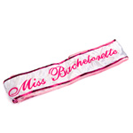 "Flashing miss bachelorette sash"