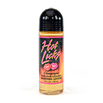 Sensuous lickable warming lotion