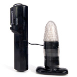 Rotating beads magic butt plug