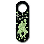 "Glow in the dark door hanger"