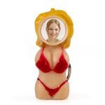 She's a hottie keychain