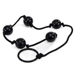 "Onyx love beads"