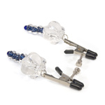 "Crystal nipple clamps"