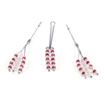 Nipple and clitoral non-piercing body jewelry ruby
