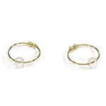 Crystal bead nipple ring