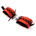 "Tantric satin ties ankle cuffs"