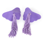 "Velvety soft butterfly pasties"
