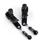 "Beaded broad tip clamps"