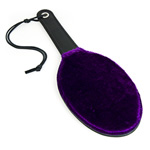 "Purple fur line paddle"