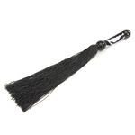 Animal print handle rubber whip
