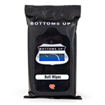 "Bottoms up butt wipes"