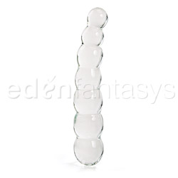 Pearl drops - Glass G-spot shaft