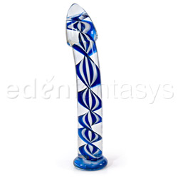 Inside out filligrino shaft glass dildo