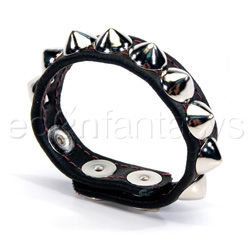Conical studded cock strap