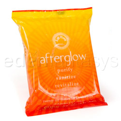 Afterglow toy and body wipes