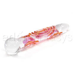 Gold fumed scribble swirl wand