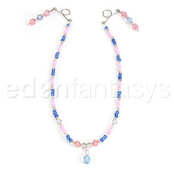 Beaded chain nipple huggers