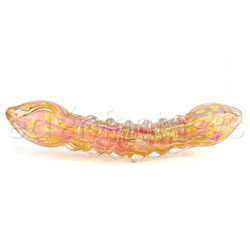 Gold double-headed G-spot curve