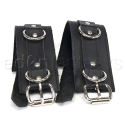 Lethal leather cuffs