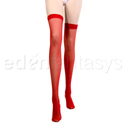 Rhinestone backseam stockings