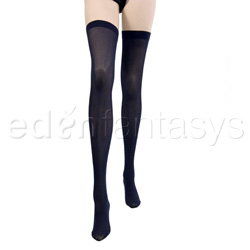 Opaque thigh highs
